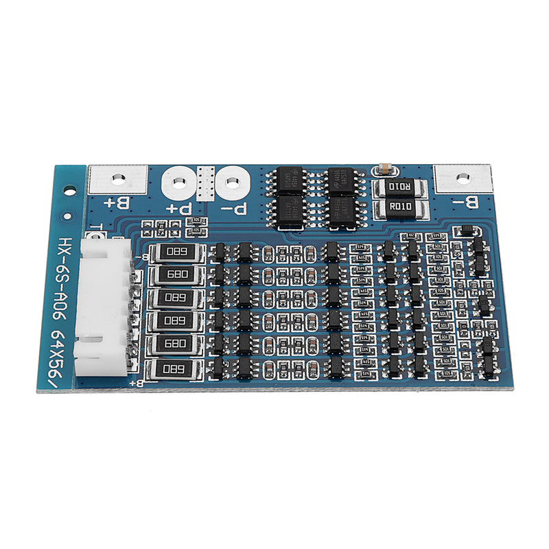 6S 22.2V Li-ion 18650 Lithium Battery BMS Charger Protection Board With Balance Integrated Circuits