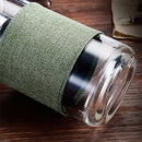 400Ml Glass Water Bottles with Stainless Steel Filter Tea Infuser Outdoor P