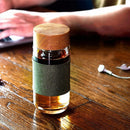400Ml Glass Water Bottles with Stainless Steel Filter Tea Infuser Outdoor P