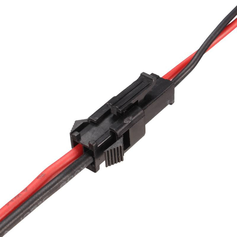 12cm Long JST SM 2Pins Plug Male To Female Wire Connector