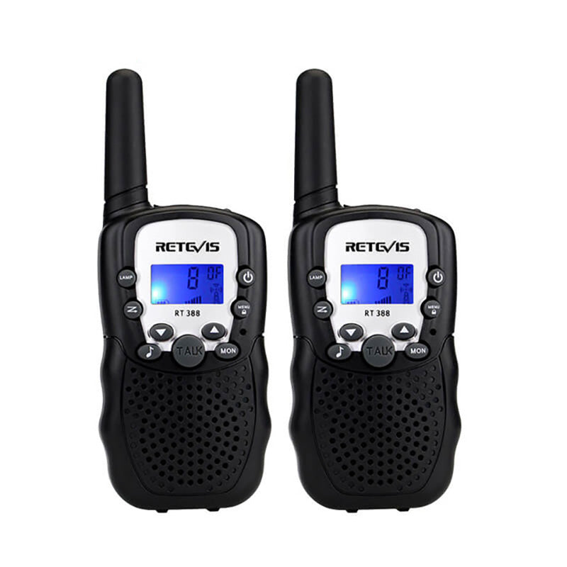 2pcs Retevis RT388 22 Channels GMRS 462-467MHz Mini Handheld Two Way Kids Radio Walkie Talkie