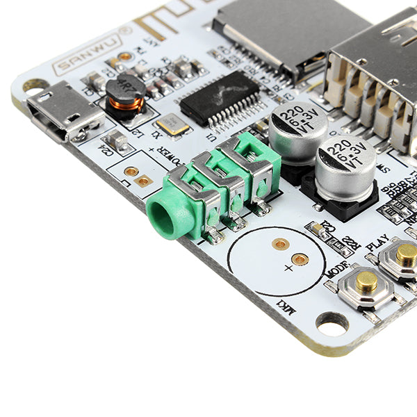SANWU bluetooth Audio Receiver Digital Amplifier Board With USB Port TF Card Slot Decoding Play