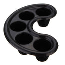 Black Nail Soaker Bowl Soak Finger Treatment Remover Cleaner Manicure Tool