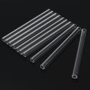 10Pcs Length 100mm OD 7mm 2mm Thick Wall Borosilicate Glass Blowing Tube Lab Factory School Home