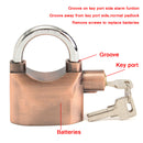 Siren Alarm Security Lock Anti Theft Padlock Lound Sound Aluminum Alloy