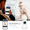 Hiseeu FH3 720P Home Security IP Camera Wireless Smart WiFi Camera Audio Record Surveillance Baby Monitor HD Mini CCTV Camera