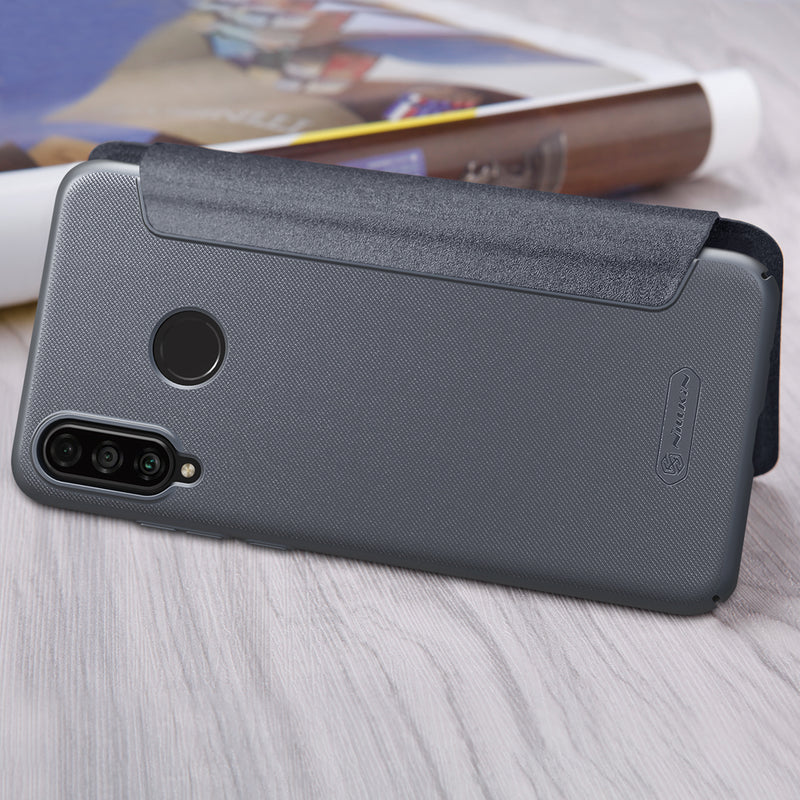 NILLKIN Sparkle Flip Smart Sleep PU Leather Protective Case With Magnetic For Huawei P30 Lite/ Huawei Nova 4e