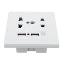 2.1A 110V-260V Dual USB Wall Socket Switch Charger AC/DC Power Adapter Plug Outlet Panel