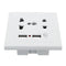 2.1A 110V-260V Dual USB Wall Socket Switch Charger AC/DC Power Adapter Plug Outlet Panel