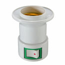 UK Plug E27 B22 Wall Screw Base Light Bulb Lamp Socket Holder Adapter Converter 110-240V