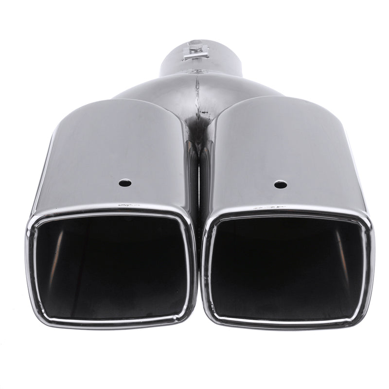 63mm 2.5" Stainless Steel Inlet Tail Rear Pipe Tip Muffler Exhaust Silencer Cover