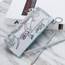 Dog Paradise Pencil Bag PU Storage Box Cartoon Cute Pen Case Big Capacity Office School Supplies Stationery Gift for Students Kids