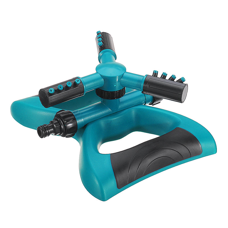 Automatic 360 Degree Rotating Garden Lawn Sprinkler Leak Free w/ Large Area Coverage Adjustable Gardening Watering Irrigation System