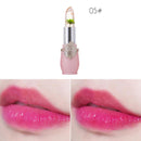 Temperature Change Color Flower Jelly Lipstick Waterproof Transparent Lips Balm Long Lasting