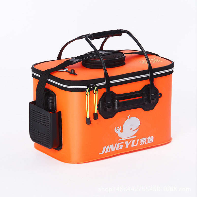 ZANLURE 50*28*30cm EVA Folding Fishing Water Bucket With Handle Belt Foldable Water Tank