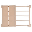 Adjustable Wardrobe Closet Organizer Storage Shelf Wall Mounted Space Saving Rack