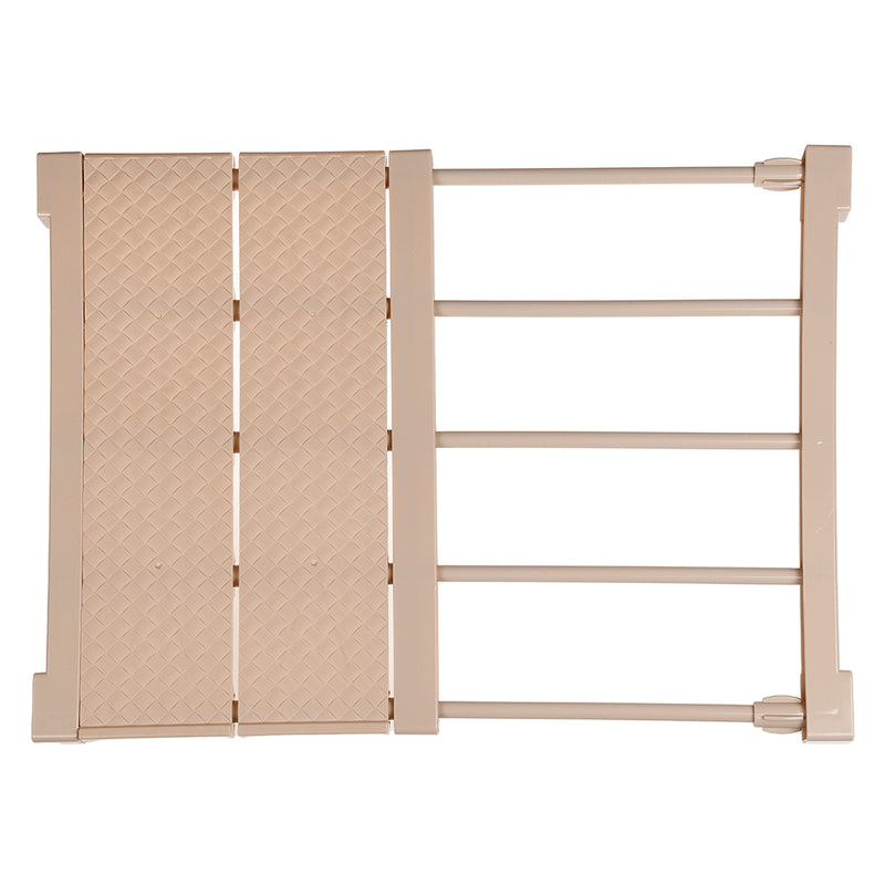 Adjustable Wardrobe Closet Organizer Storage Shelf Wall Mounted Space Saving Rack