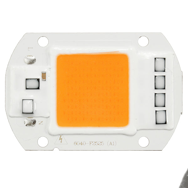 LUSTREON 50W LED Full Spectrum Plant Grow Light 300-840nm DIY Chip AC220V