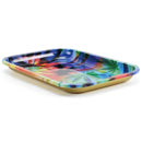 280x180mm Mini Cool Rolling Tray Metal Smoking Holder Plate Metal Sheet