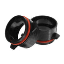 Car D2 HID Xenon Head Light Stand Sockets Black For BMW E39 3 Series