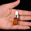 3ml Portable Glass Essential Oil Bottles Aromatherapy Toner Drip Packaging Bottle
