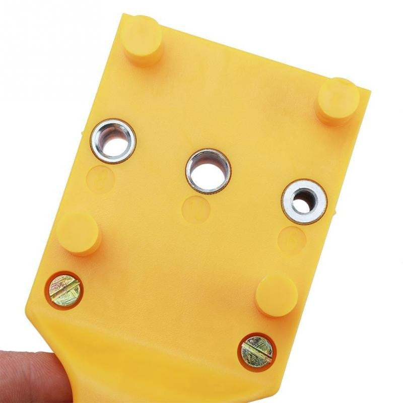 Handheld Dowel Jig ABS Plastic Woodworking Jig Pocket Hole Jig for 6 -10mm Dowel Joints Drilling Guide Tools Woodworking Clamp
