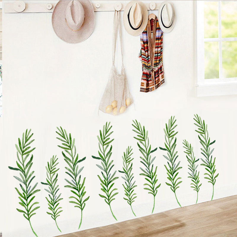Miico FX64043 Grass Wall Stickers Kindergarten Children's Room Decoration Stickers DIY Sticker