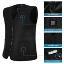 Electric Vest Heated Jacket USB Warm Shoulder Back Waist Abdomen Up Heating Pad Winter Body Warmer Cloth