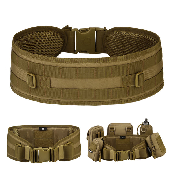 Protector Plus Molle Tactical Belt Nylon Belt Waist Holder Outdoor Sport Hunting Camping Military Waistband