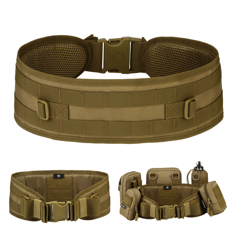 Protector Plus Molle Tactical Belt Nylon Belt Waist Holder Outdoor Sport Hunting Camping Military Waistband