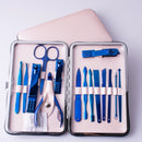 7/15pcs Set Nail Clipper Manicure Pedicure Set Nail Trimmer Ear Pick Grooming Kit
