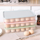 Kitchen 24 Grids Egg Box Refrigerator Preservation Portable Picnic Egg Storage Box Baskets Food Grade Plastic Egg Box With Cover
