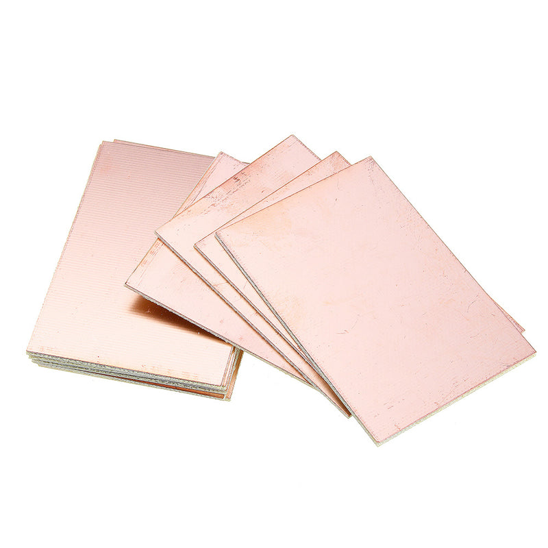 10pcs 5x7cm Single Sided Copper PCB Board FR4 Fiberglass Board