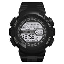 HONHX S716 Fashion Colorful Night Light Men Alarm Clock Week Display Sport Digital Watch