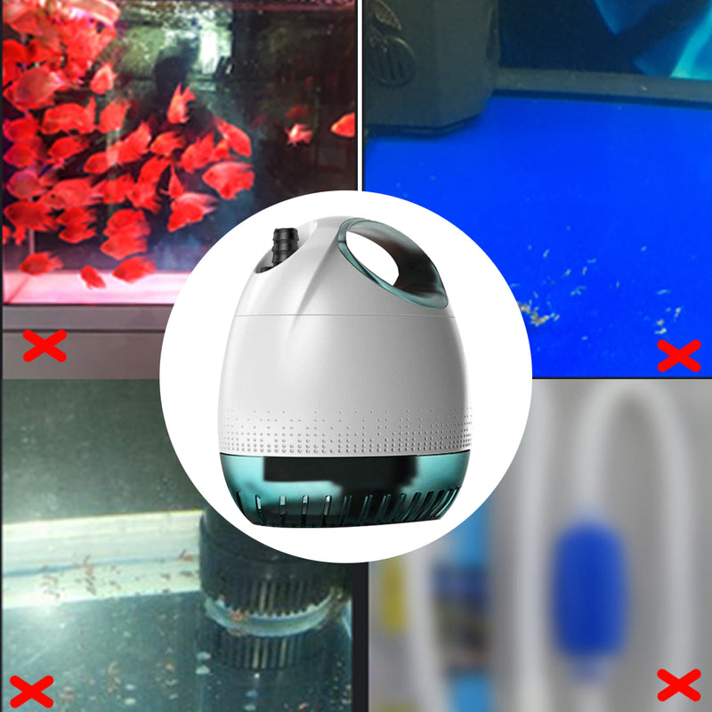 Submersible Ultra Quiet Bottom Suction Pump Fish Tank Aquarium Pond Fountain Pump