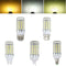 E27 E14 B22 G9 GU10 6W 69 SMD 5050 LED 450Lm Pure White Warm White Natural White Corn Bulb AC220V