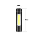 Portable Tactical Mini COB LED Flashlight Pocket Clip Torch Light Lamp