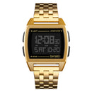 SKMEI 1368 Sport Men Watch 3ATM Waterproof Week Display LED Electronic Digital Watch