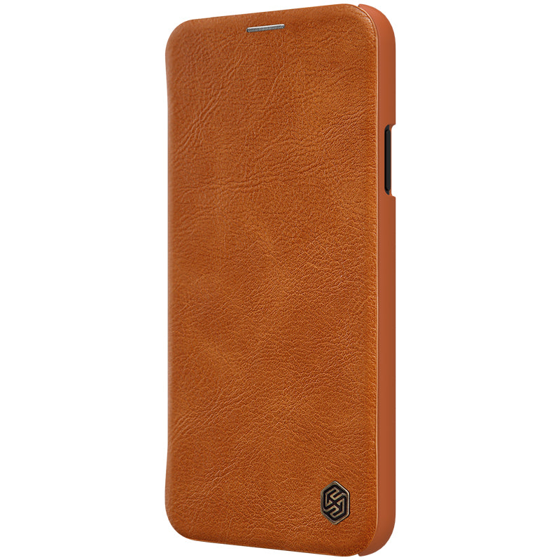 NILLKIN Flip Shockproof Card Slots Holder Full Cover PU Leather PC Protective Case for iPhone 11 6.1 inch