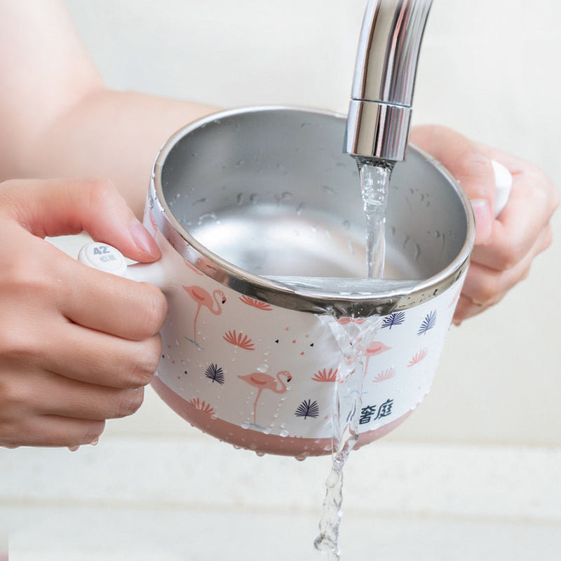 SHETING Intelligent Thermostat Baby Kids Food Bowl Thermostatic Food Milk Supplement Bottle Heater Warmer 440ml 304 Stainless Steel Liner from Xiaomi Youpin