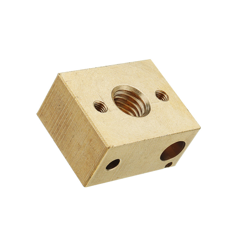 M8*1.25 Thread Brass Heating Block For 3D Printer