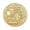 1Pcs Gold Bitcoin Model Commemorative Coins BTC Metal Coin Decorations