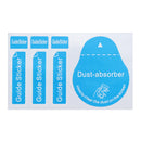 2Pcs 8cm Car Waterproof PET Anti-fog Rearview Mirror Soft Protective Film Transparent Round