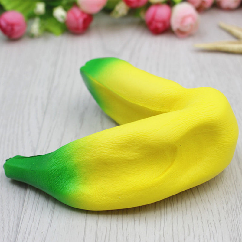 Jumbo Squishy banana Super Slow Rising Scented Fruit Toy PU 19cm Mobile Phone Accessories
