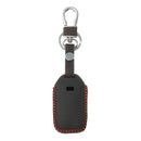 3 Button Remote Smart Key Leather Case Cover For Honda Accord CRV
