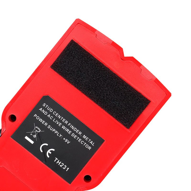 TH231 Digital Handheld Lcd Display Wall Stud Center Scanner Wood Metal AC Live Wire Cable Warning Detector Finder