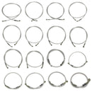50cm-200cm Motorcycle Bike Brake Clutch Oil Hose Line Pipe 10mm Banjo Silver