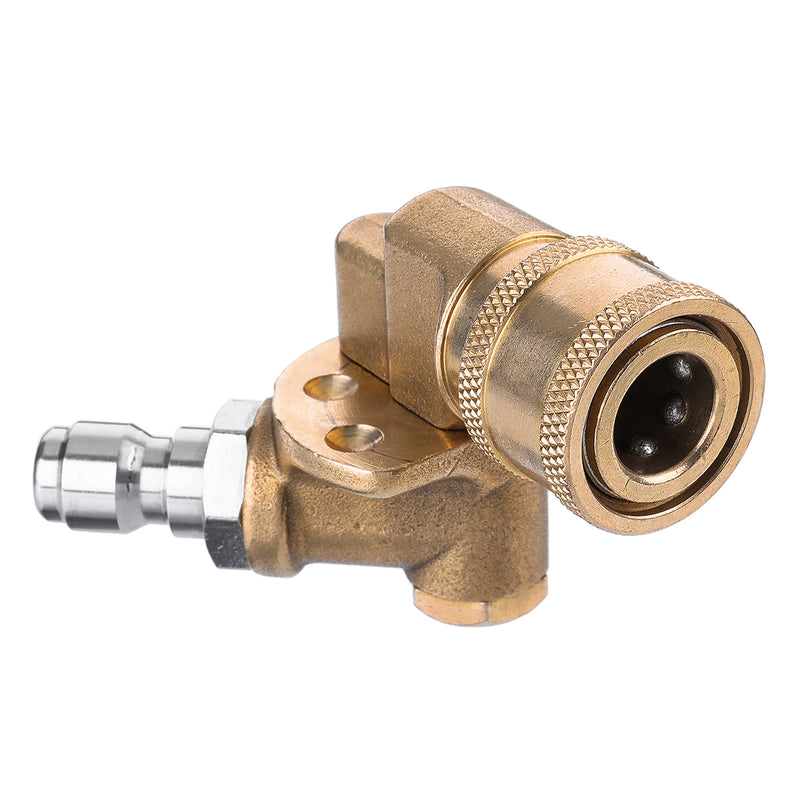 5pcs 2.0 GPM High Pressure Washer Spray Nozzle Tips with Connector 1/4 Inch Quick-connect 4500PSI 90 Rotary Connector