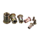 Suleve MXRN2 220Pcs M3/M4/M5/M6/M8/M10 Zinc Plated Rivet Nut Threaded Countersunk Head Insert Nut Tool Kits
