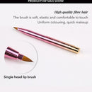 Portable Single Head  Makeup Brushes Retractable Lip Brush Rayon Lip Gloss Brush Beauty Tools